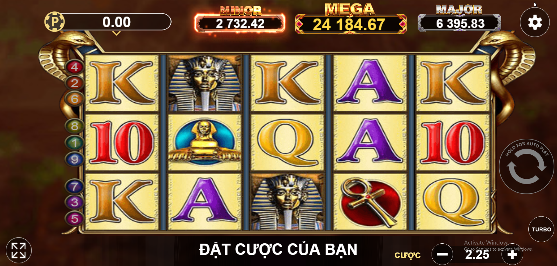 Khám phá giải thưởng khủng trong slot Cleopatra