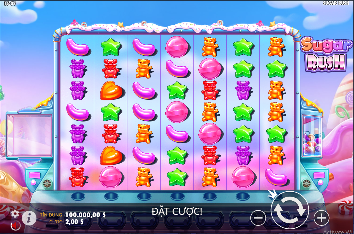 Cách chơi Slot Sugar Rush tại ALO789